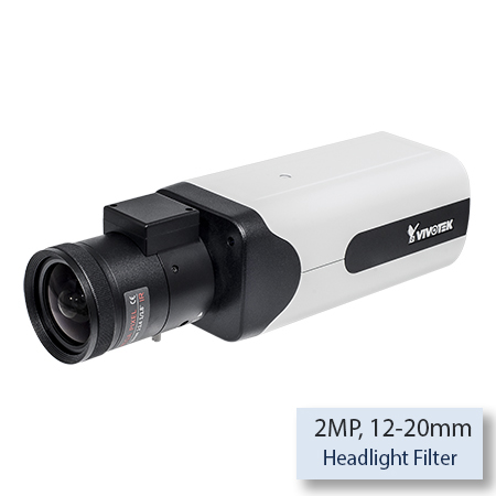 VIVOTEK IP816A-LPC-40 2MP Day/Night License Plate Capture Box IP Network Camera (40mm), Vari-focal 4-18mm Lens, Remote Back Focus, Corridor View, PoE